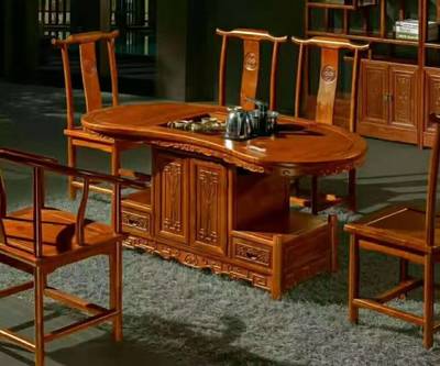红木茶桌定做 厦门曾庆应家具供应